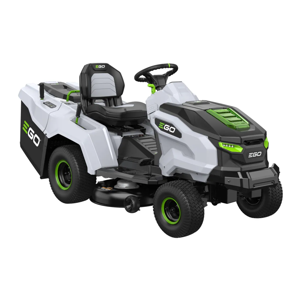 EGO Power + TR3800E Fűgyűjtős fűnyíró traktor