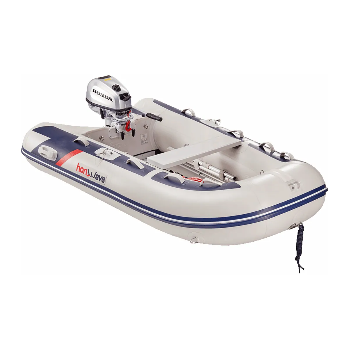 Honda Marine T 25 AE alumínium aljú felfújható gumicsónak